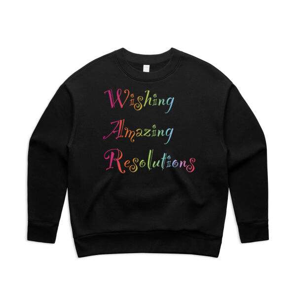 Resolution Front  - AS Colour Women's Relax Crew Thumbnail