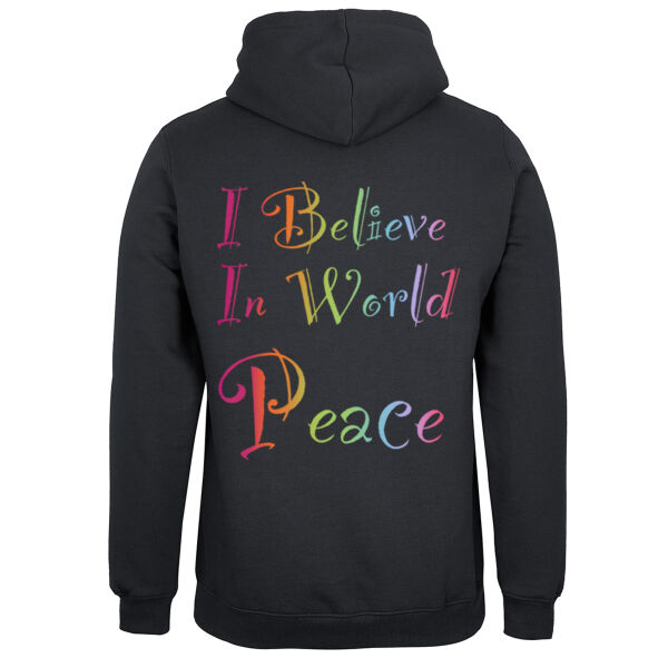 Worldpeace - JB's Mens Fleecy Hoodie Thumbnail