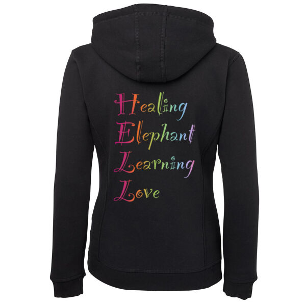 Love - JB's Ladies Full Zip Fleecy Hoodie Thumbnail