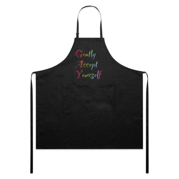 Gently Accept Yourself - AS Colour Linen Apron Thumbnail