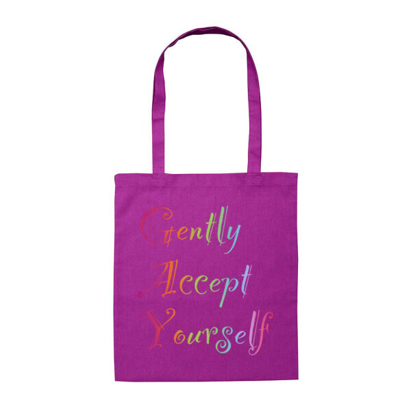 Gently Back Print - Tote Bag Thumbnail
