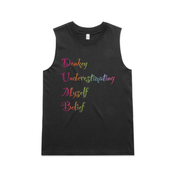 Believe In Yourself  - AS Colour Womens Heavy Faded Tank Thumbnail