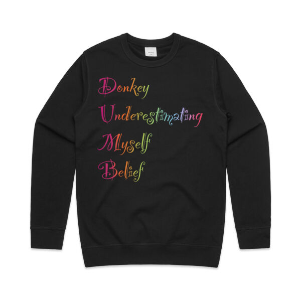 Believe In Yourself  - AS Colour Mens Premium Crew Thumbnail