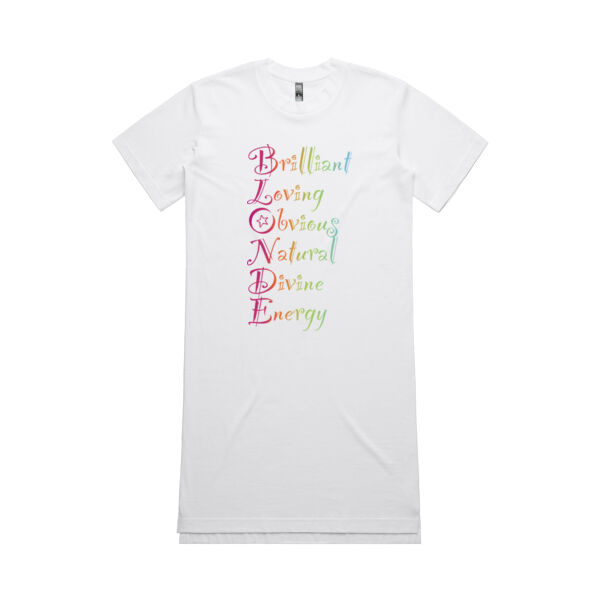 Blonde Front Print - C-Force Classic Kiwi Adults Singlet - AS Colour Womens Oversized Dress Thumbnail