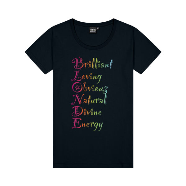 Blonde Front Print - C-Force Classic Kiwi Adults Singlet - Cloke Womens Silhouette Tee Thumbnail