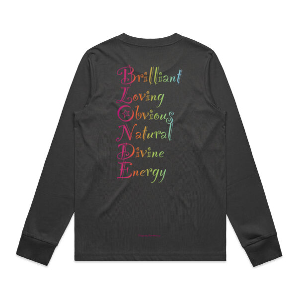 Blonde Back Print - AS Colour Womens Dice Longsleeve Tee Thumbnail