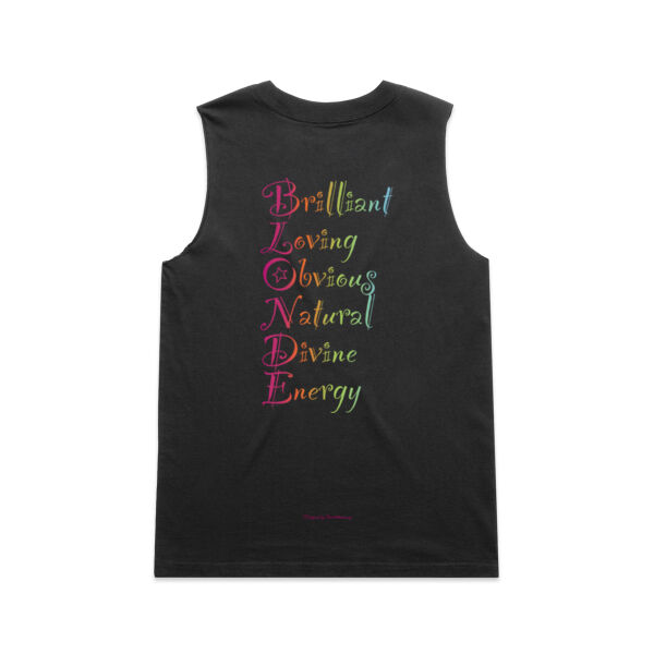 Blonde Back Print - AS Colour Womens Heavy Faded Tank Thumbnail