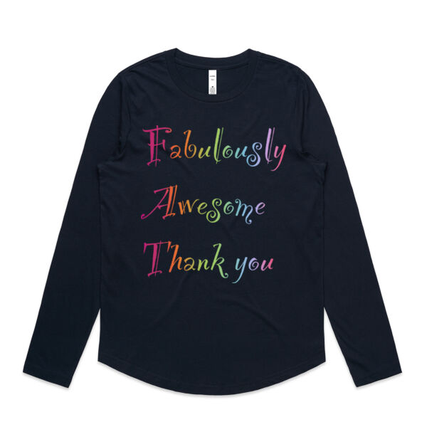 Fabulous - AS Colour Womens Maple Curve Longsleeve Tee Thumbnail