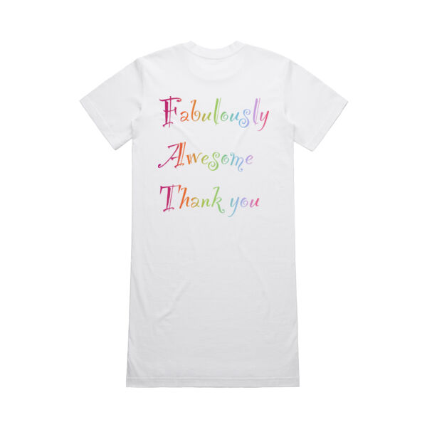 Fabulous Back Print - AS Colour Womens Oversized Dress Thumbnail