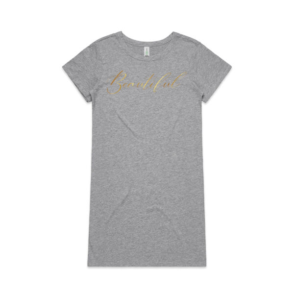 Beautiful - AS Colour Womens Mika Organic Short Sleeved Dress Thumbnail