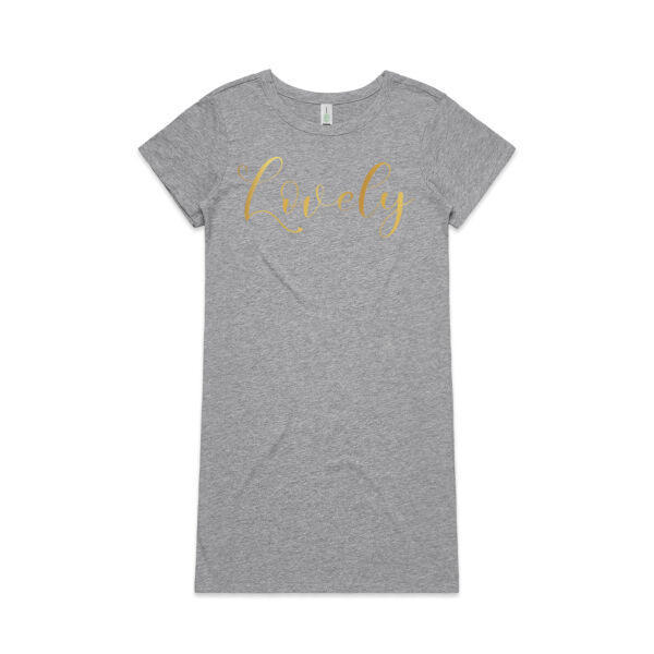 Love - AS Colour Womens Mika Organic Short Sleeved Dress Thumbnail