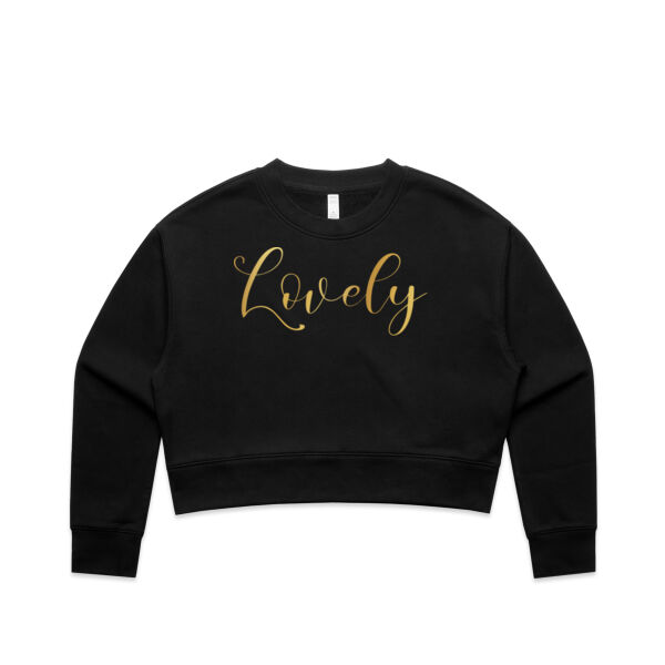 Love - AS Colour Women's Relax Crop Crew Thumbnail