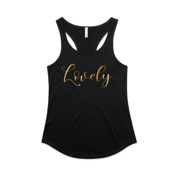 Love - AS Colour Womens Mali Racerback Singlet Thumbnail