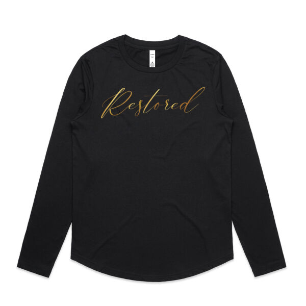 Restored - AS Colour Womens Maple Curve Longsleeve Tee Thumbnail