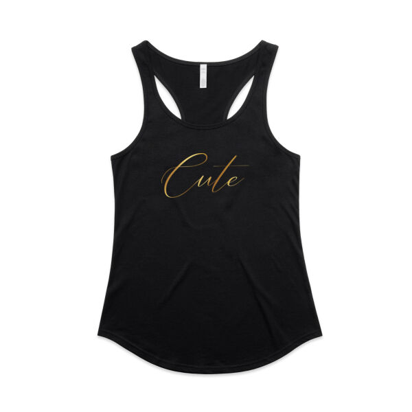 Cute - AS Colour Womens Mali Racerback Singlet Thumbnail