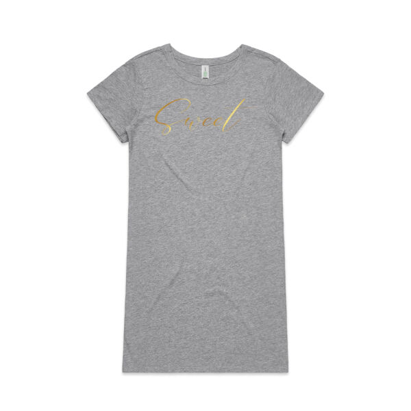 Sweet - AS Colour Womens Mika Organic Short Sleeved Dress Thumbnail