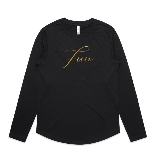 Fun - AS Colour Womens Maple Curve Longsleeve Tee Thumbnail