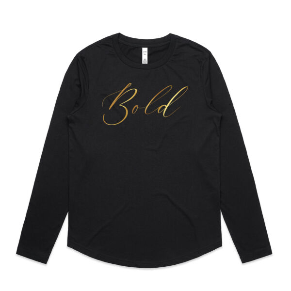 Bold - AS Colour Womens Maple Curve Longsleeve Tee Thumbnail