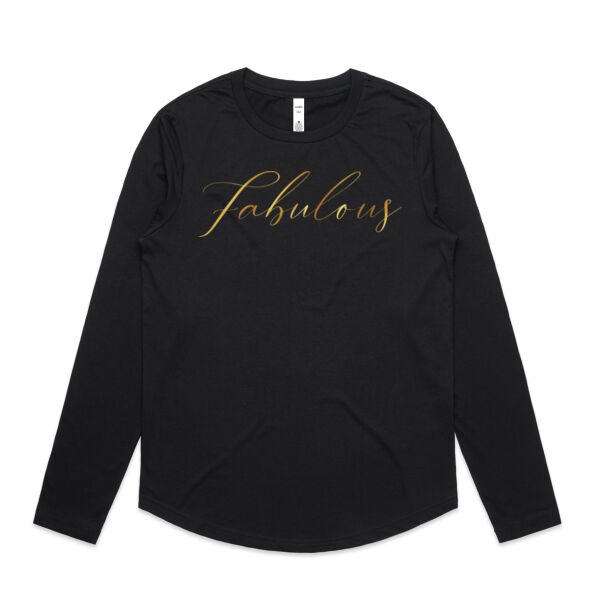 Fabulous - AS Colour Womens Maple Curve Longsleeve Tee Thumbnail