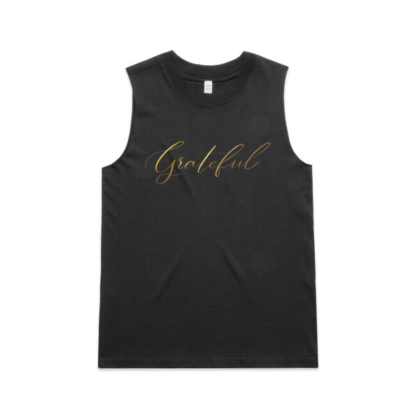 Grateful - AS Colour Womens Heavy Faded Tank Thumbnail