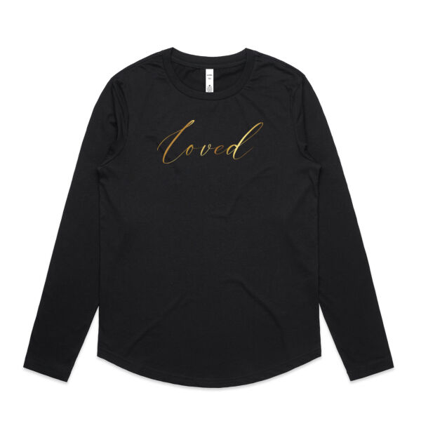 Loved - AS Colour Womens Maple Curve Longsleeve Tee Thumbnail