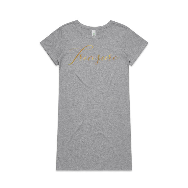 Treasure - AS Colour Womens Mika Organic Short Sleeved Dress Thumbnail