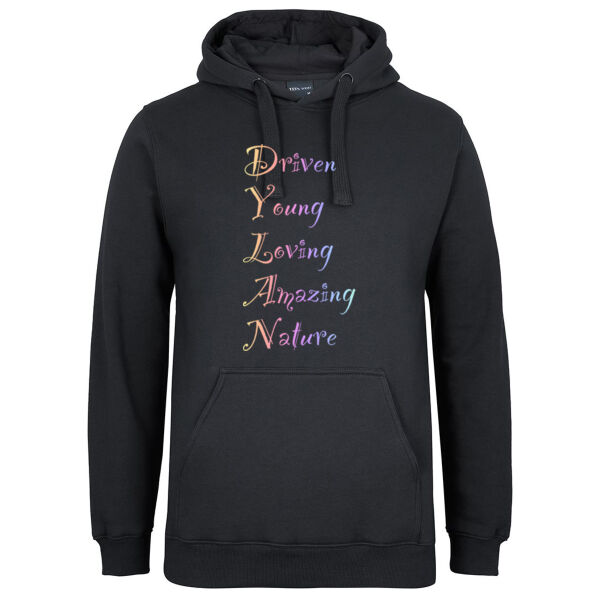 Dylan Colourful - JB's Mens Fleecy Hoodie Thumbnail