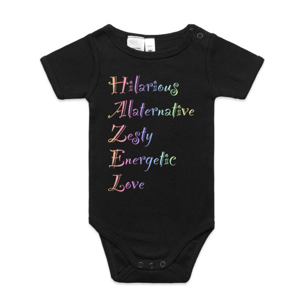 Hazel Colourful - AS Colour Organic Infant Mini-Me One-Piece Thumbnail