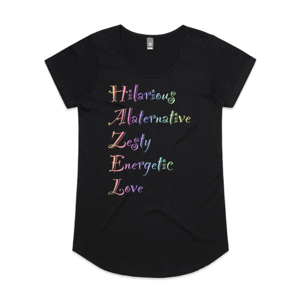 Hazel Colourful - AS Colour Womens Mali Tee Thumbnail