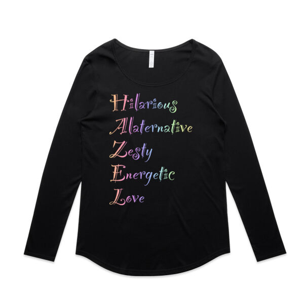 Hazel Colourful - AS Colour Womens Mali Long Sleeve Tee Thumbnail