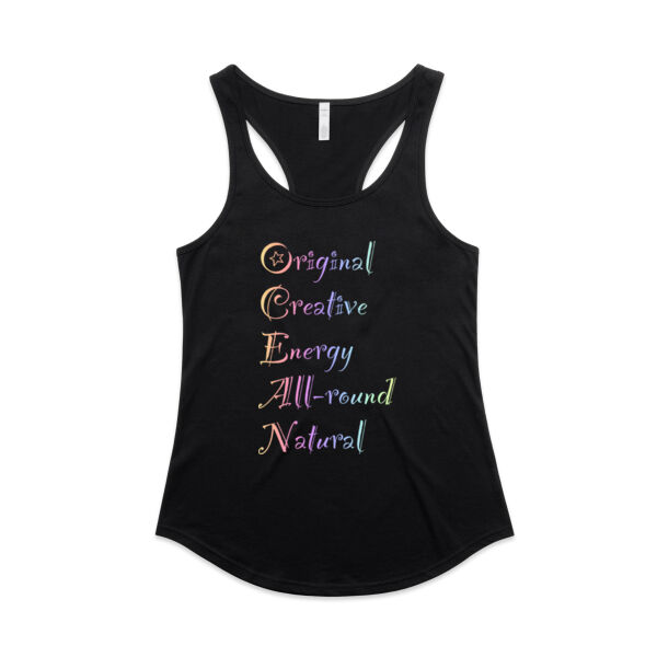Ocean Colourful - AS Colour Womens Mali Racerback Singlet Thumbnail
