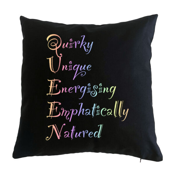 Queen Colourful - Cushion cover Thumbnail