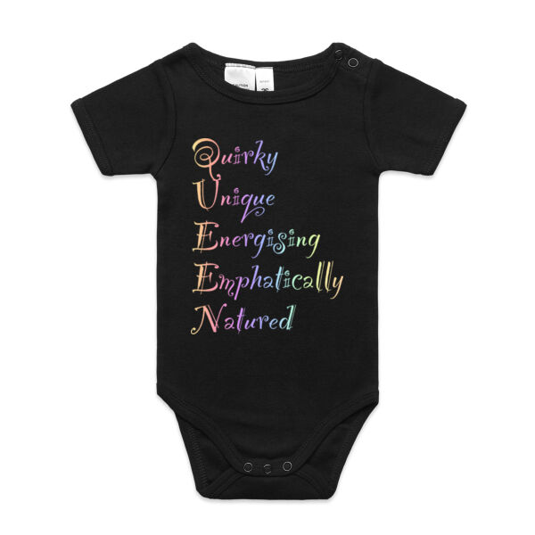 Queen Colourful - AS Colour Organic Infant Mini-Me One-Piece Thumbnail