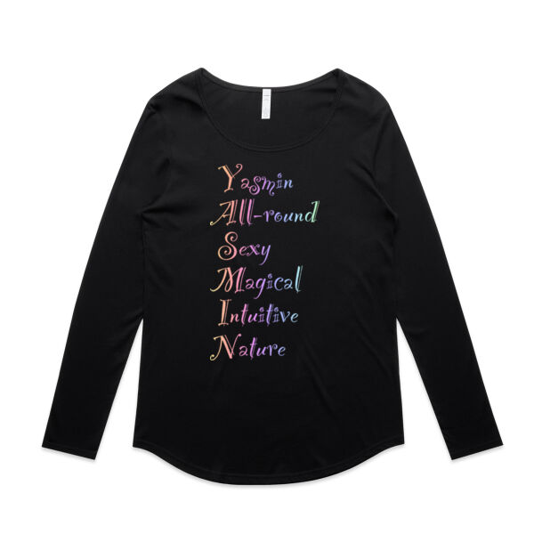 Yasmin colourful - AS Colour Womens Mali Long Sleeve Tee Thumbnail
