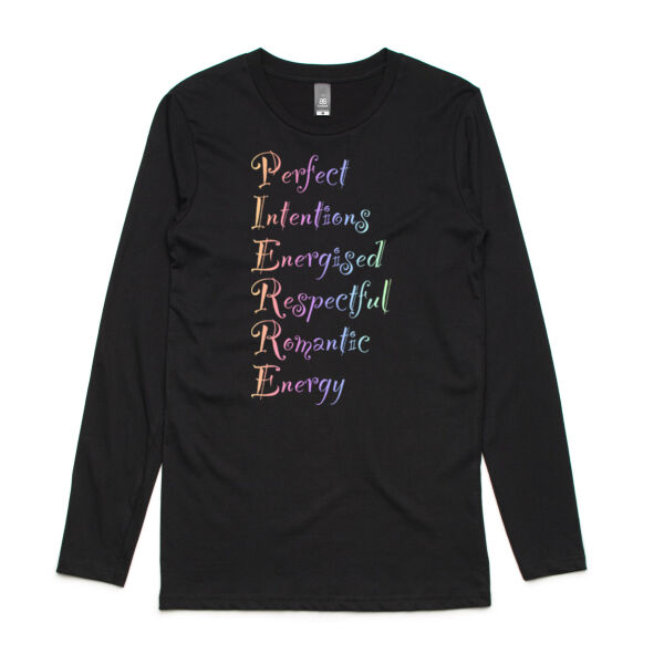 Pierre Colourful - AS Colour Mens Ink Longsleeve Tee Thumbnail