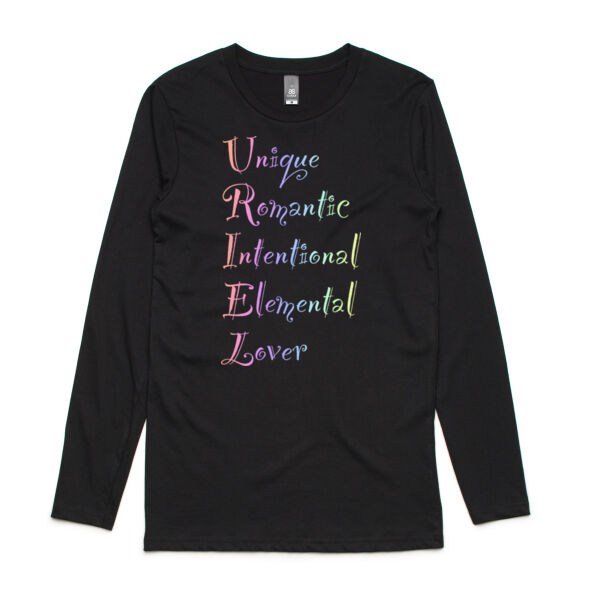 Uriel Colourful - AS Colour Mens Ink Longsleeve Tee Thumbnail
