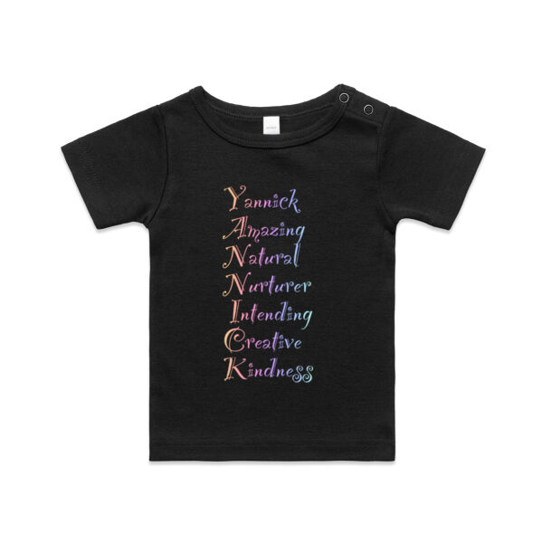 Yannick Colourful - AS Colour Organic Infant Wee Tee Thumbnail
