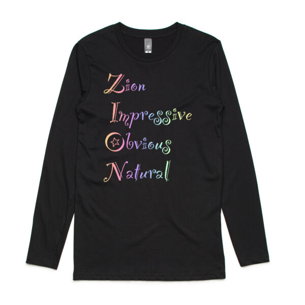 Zion - AS Colour Mens Ink Longsleeve Tee Thumbnail