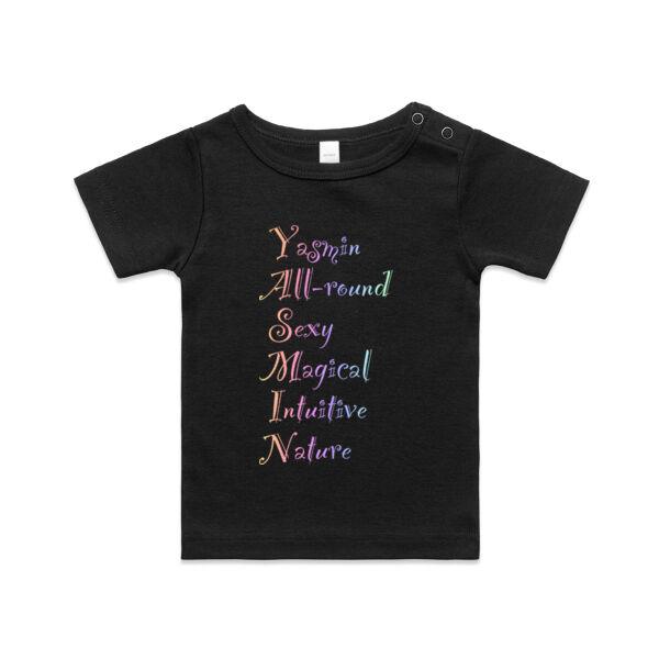 Yasmin colourful - AS Colour Organic Infant Wee Tee Thumbnail
