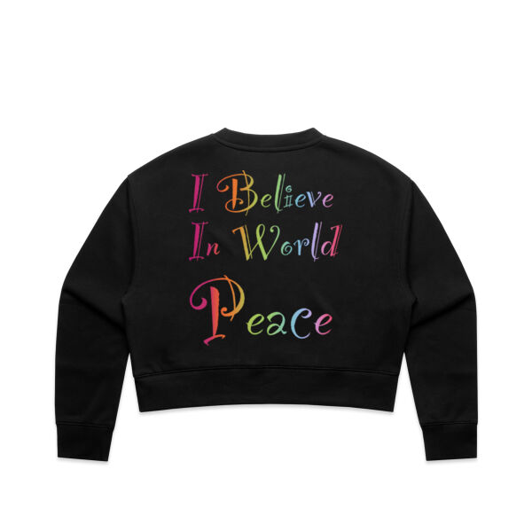 Worldpeace - AS Colour Women's Relax Crop Crew Thumbnail
