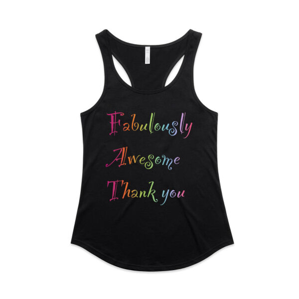 Fabulous - AS Colour Womens Mali Racerback Singlet Thumbnail