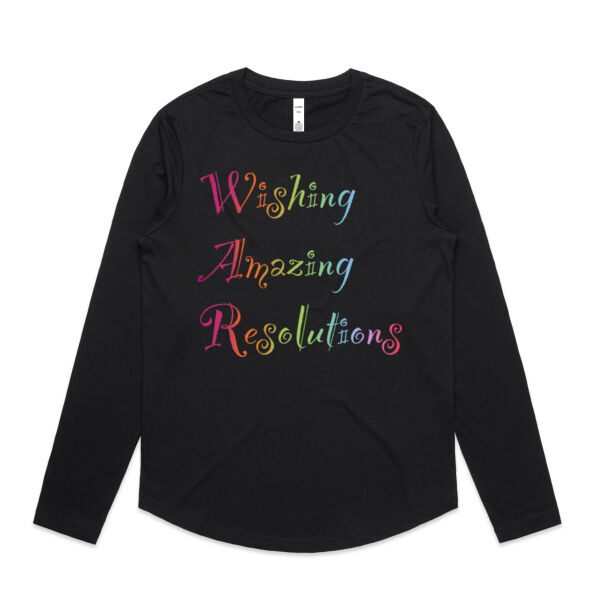 Resolution Front  - AS Colour Womens Maple Curve Longsleeve Tee Thumbnail