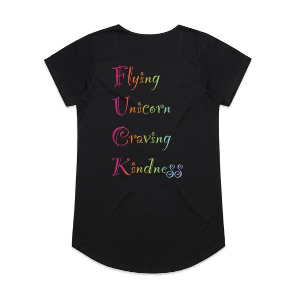 Kindness back - AS Colour Womens Mali Tee Thumbnail