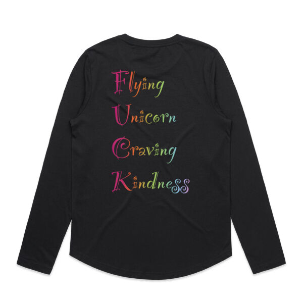 Kindness back - AS Colour Womens Maple Curve Longsleeve Tee Thumbnail
