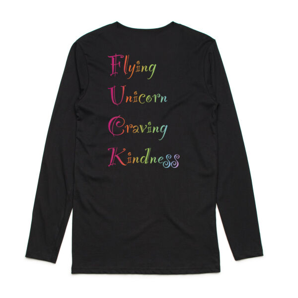 Kindness back - AS Colour Mens Ink Longsleeve Tee Thumbnail