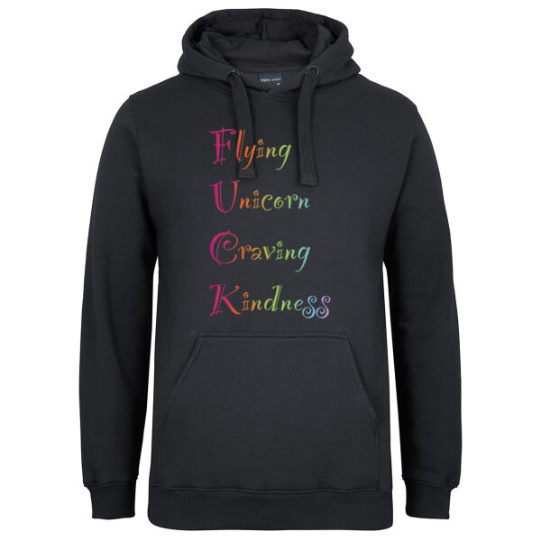 Kindness Front - JB's Mens Fleecy Hoodie Thumbnail