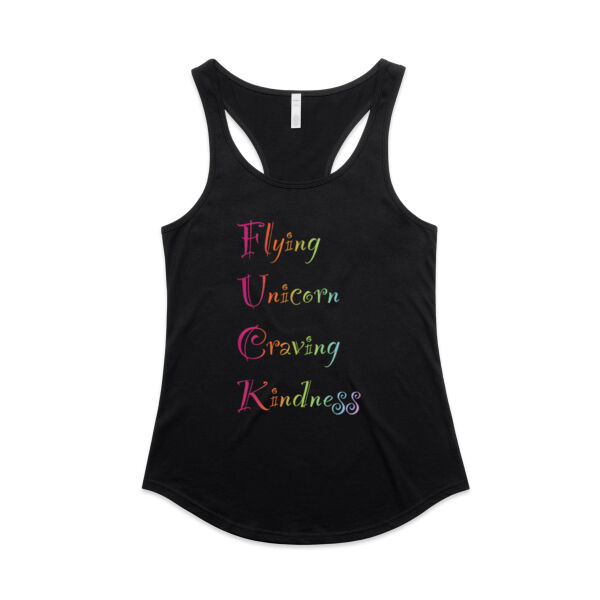 Kindness Front - AS Colour Womens Mali Racerback Singlet Thumbnail