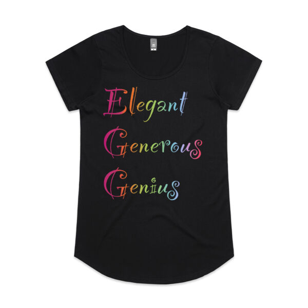 Egg Front Print - AS Colour Womens Mali Tee Thumbnail