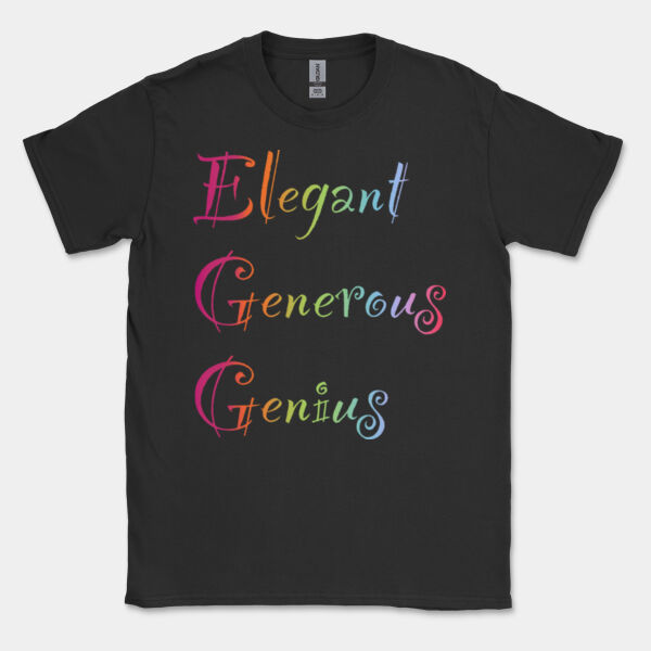 Egg Front Print - Gildan Mens Softstyle T-Shirt Thumbnail