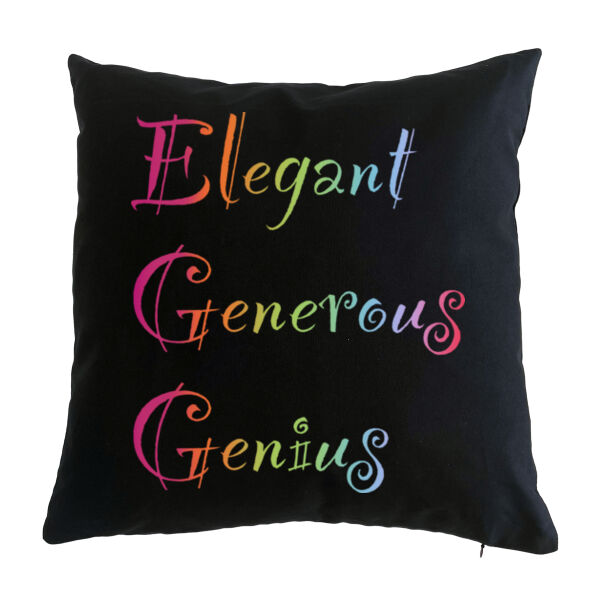 Egg Back Print - Cushion cover Thumbnail